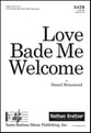 Love Bade Me Welcome SATB choral sheet music cover